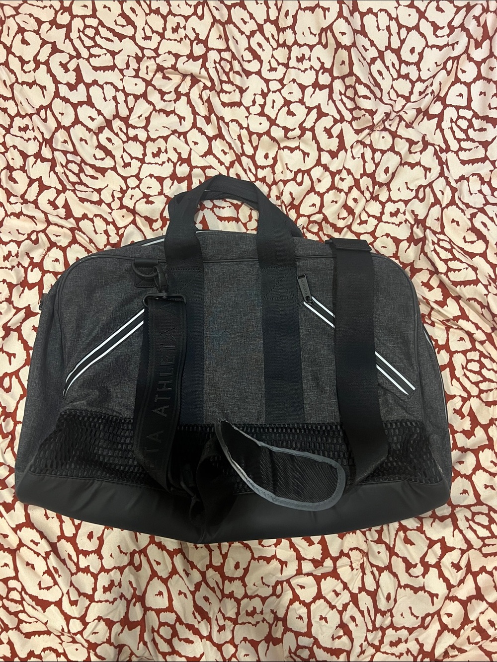 Athleta Gray Travel Duffel